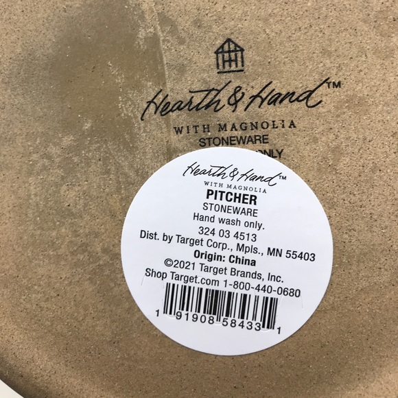 Medium Matte Stoneware Gray Pitcher - Picture 7 of 7